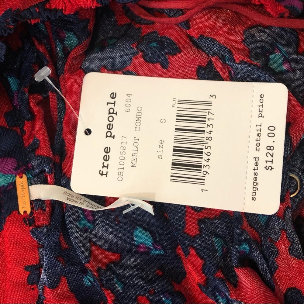NWT Free People Love Letter Leopard Tunic Top Mini Dress - Picture 7 of 8